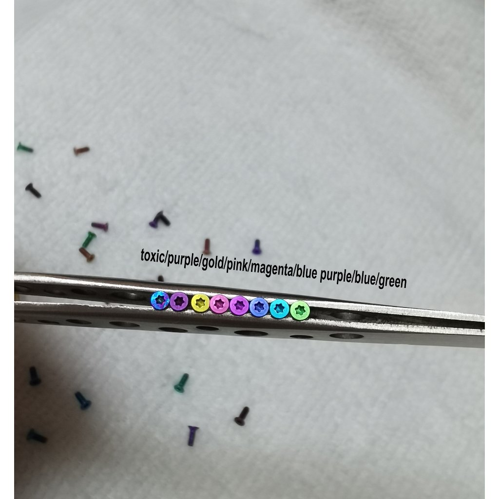 สกรู Ti สําหรับ B80 Titanium 8 สี avaiable B80 สกรูยึดสําหรับยึดตกแต่ง