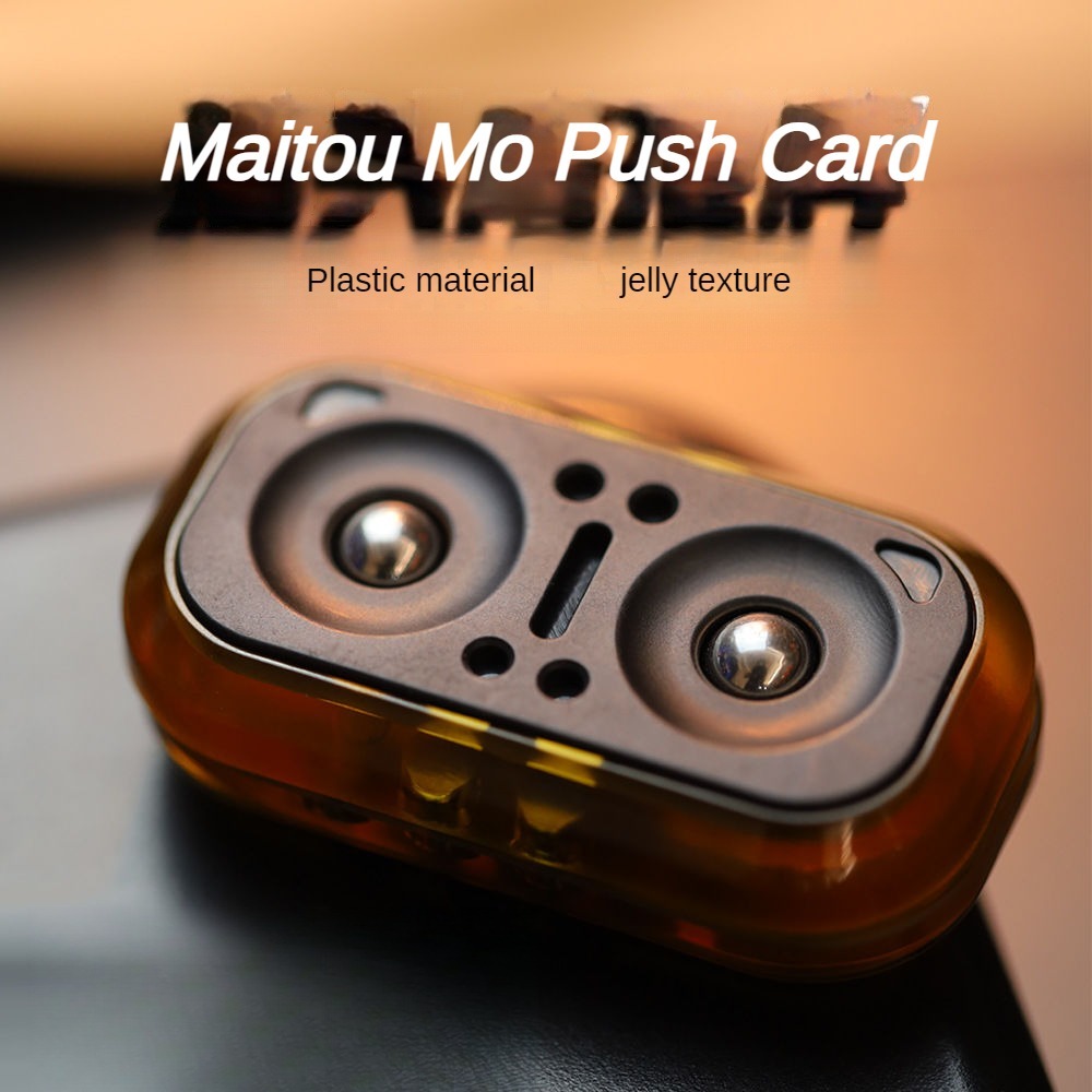 GAO Studio Owl Push ยี่ห้อ edc Jelly Push ยี่ห้อ Decompression ของเล่น Pop เหรียญหมุนด้านบน