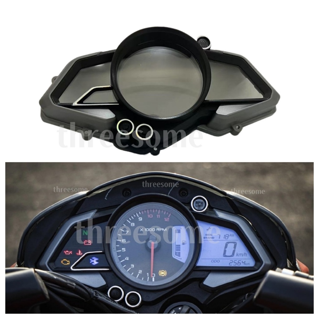 Rousser NS160 Thicken Speedometer เลนส์รถจักรยานยนต์ Speedometer สําหรับ Bajaj 200NS PULSAR200 NS 16