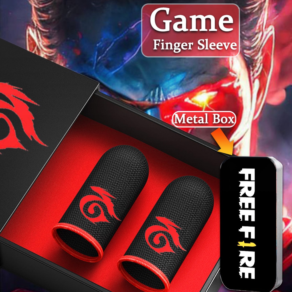 Ship Within 24 HoursHGFree FireGaming Finger Sleeve gloves Touch thumb (2PCS) Anti-Sweater PUBG COD Call of duty Mobile legends state of survival