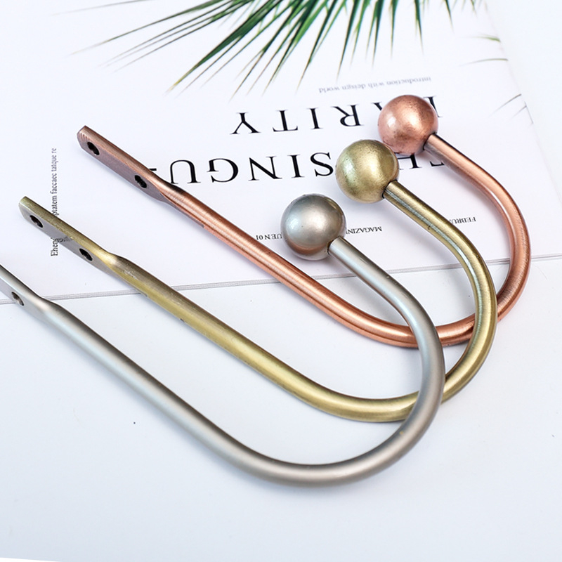 แนะนำ ผ้าม่าน 2ชิ้น ตะขอผ้าม่านอุปกรณ์จัดเก็บผ้าม่านโลหะผสมสังกะสีรอบตะขอแขวนผนัง ราคาพิเศษ มีเก็บเงินปลายทาง