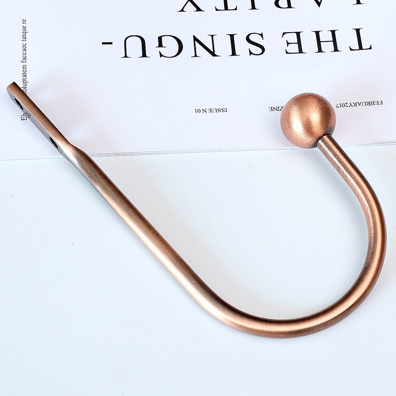 แนะนำ ผ้าม่าน 2ชิ้น ตะขอผ้าม่านอุปกรณ์จัดเก็บผ้าม่านโลหะผสมสังกะสีรอบตะขอแขวนผนัง ราคาพิเศษ มีเก็บเงินปลายทาง