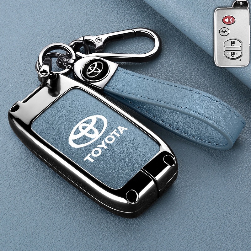 เคสกุญแจรีโมทรถยนต์ 234 ปุ่ม สําหรับ Toyota camry hybrid altis Prius Majesta Highlander Land Cruiser Prado 150 Crown Shell Fob ฝาครอบกุญแจสําหรับ