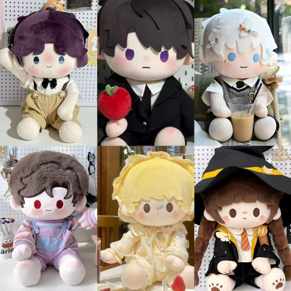 ตุ๊กตาไอดอลผ้าฝ้าย 40 เซนติเมตร เสื้อผ้าคอสเพลย์แนวรักและลึก