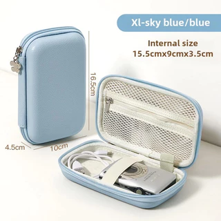กระเป๋าใส่กล้อง For Panasonic Sony Canon Fuji เคสป้องกันพร้อมการ์ด SD และแพ็คสายเคเบิลกระเป๋าใส่กล้องวิดีโอดิจิตอล