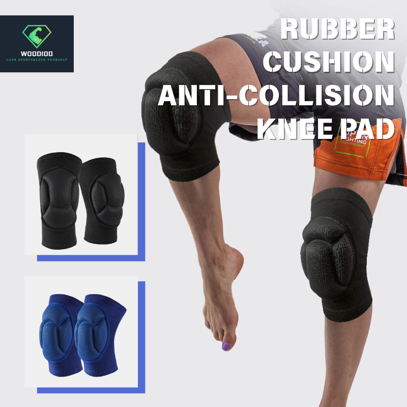 1 คู่Vlleyball บาสเกตบอลเข่า Pad ผู้รักษาประตูกีฬาป้องกันผู้ใหญ่ผู้ชายและผู้หญิงเต้นรํากลางแจ้ง Rock Climbing Anti-collision Anti Falling Thicken