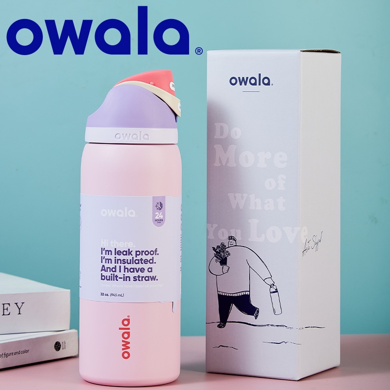owala water bottle cup freesip tritan with straw bpa free 1 litre coffee mug original 24oz 32oz 40oz