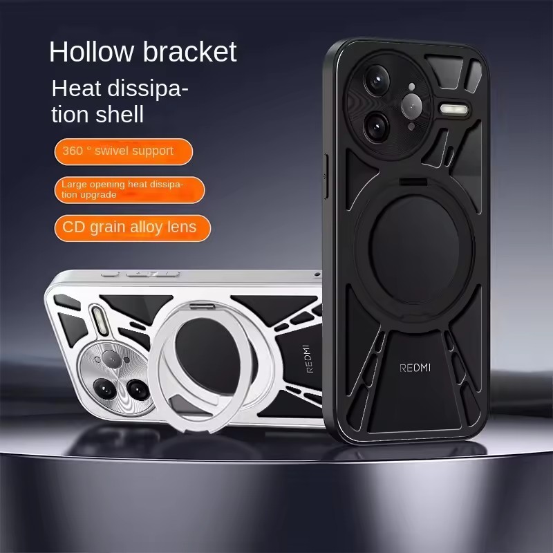 สําหรับ Xiaomi 15 14 Ultra 13t Pro POCO F7 Ultra redmi turbo 4 Pro k80 k70 k70e กรณี Hard alloy 360 แหวนแม่เหล็ก wireless charge ปกหลังสําหรับ POCO X7 F6 F5 X6 Pro Shell