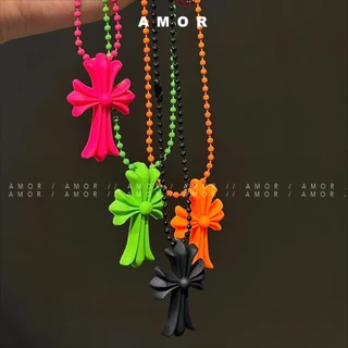 สร้อยคอไม้กางเขน Y2K สีดํา ยาวสองชั้นสําหรับเครื่องประดับประจําวันสําหรับผู้ชายและผู้หญิง