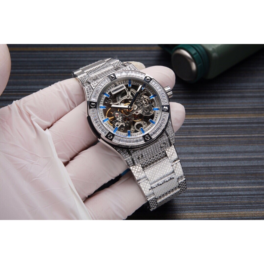 นาฬิกาแบรนด์ aaa Diamond Mens Automatic Mechanical Watch