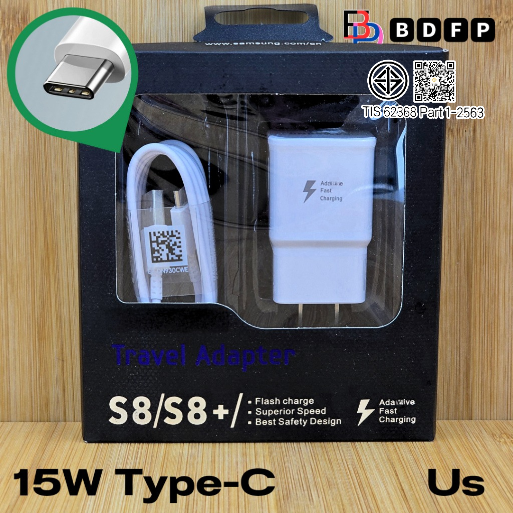 ที่ชาร์จ 15W Type-C BDFPS สำหรับ Samsung A03s ซัมซุง ชาร์จด่วนรวดเร็ว สายชาร์จ 3A 1/2m หัวชาร์จ Usb-A US