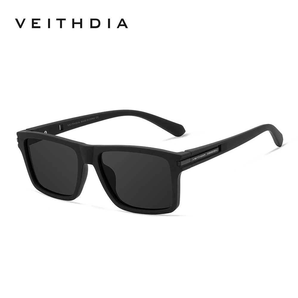 VEITHDIA Mens แฟชั่น HD แว่นตากันแดดโพลาไรซ์สแควร์ UV-Protective เลนส์ Photochromic ขับรถแว่นตากันแดด V7918