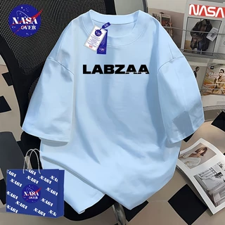 【พร้อมส่ง】🔥NASA ใส่ได้ทั้งชายหญิง เสื้อยืดผ้าฝ้าย100%ทรงหลวมลายตัวอักษรสไตล์อเมริกันคอกลมแขนสั้นใส่สบาย🔤YG5