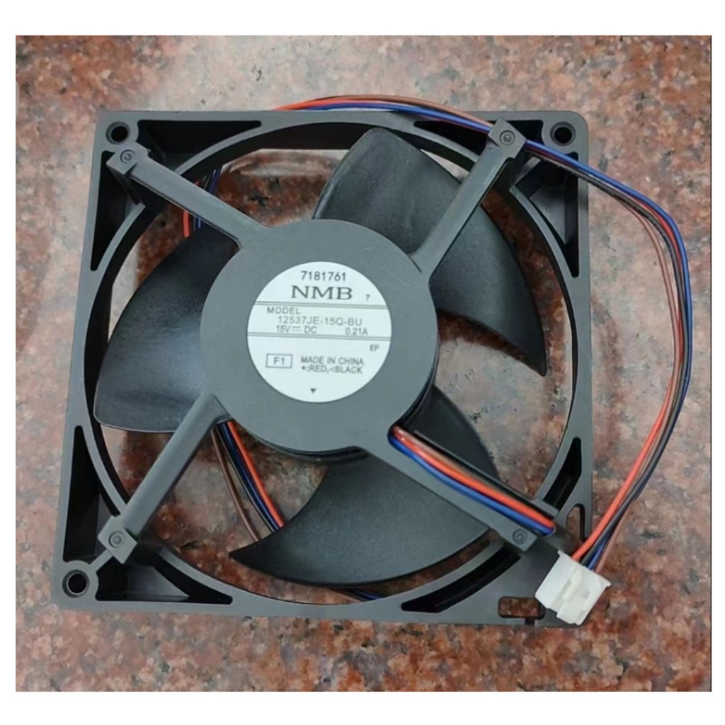 รุ่น 12537JE-15Q-BU พัดลมมอเตอร์โบลเวอร์ 4 สายอุปกรณ์เสริมสําหรับ Haier ตู้เย็น