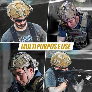 【จัดส่งจากกรุงเทพฯ】FAST Helmet Cloth หมวกกันน็อคยุทธวิธีกลางแจ้งการล่าสัตว์ หมวกกันน็อคผ้า Camo หมวกกันน็อคอุปกรณ์เสริม
