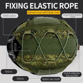 【จัดส่งจากกรุงเทพฯ】FAST Helmet Cloth หมวกกันน็อคยุทธวิธีกลางแจ้งการล่าสัตว์ หมวกกันน็อคผ้า Camo หมวกกันน็อคอุปกรณ์เสริม
