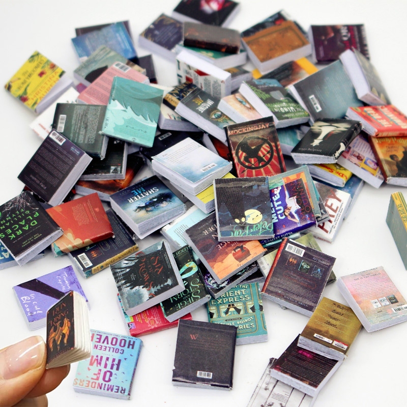 30ชิ้นตุ๊กตามินินิตยสารของเล่นขนาดเล็กหนังสือสก์ท็อปเครื่องประดับรุ่นการศึกษาตุ๊กตาอุปกรณ์บ้านแกล้งเล่นของเล่น
