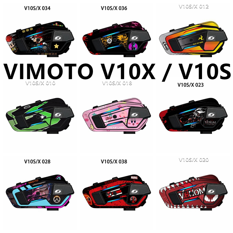 27 สีสติกเกอร์ผิวใช้งานร่วมกับ VIMOTO V10X / V10S ชุดหูฟังไวนิล Decal Full Set Wrap ฟิล์มป้องกัน