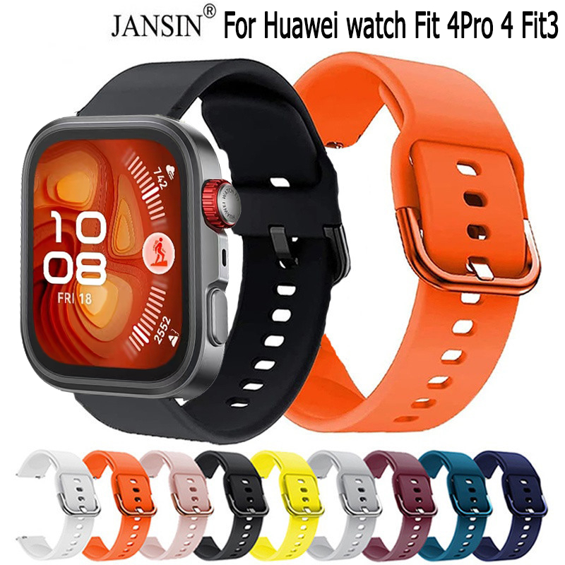 สายซิลิโคน สําหรับ Huawei Watch Fit 4 pro 4 fit 3 สายเปลี ่ ยนสายนาฬิกา สําหรับ Huawei fit3 Smart Wa
