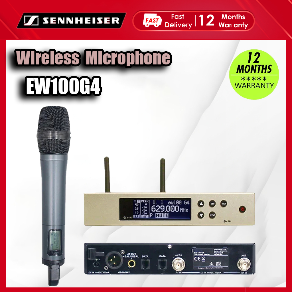 ระบบไมโครโฟนไร้สาย Sennheiser EW135G4 EW100G4 พร้อมไมโครโฟนมือถือ E835