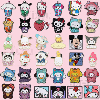 Rainbow Sanrio สีสัน Hello Kitty Lapel Pins สําหรับกระเป๋าเป…