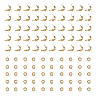 St. kunkka 1Set 4x7 มม ตัวปิดปม สต๊อปเปอร์ ตัวหยุดโลหะ ชุด