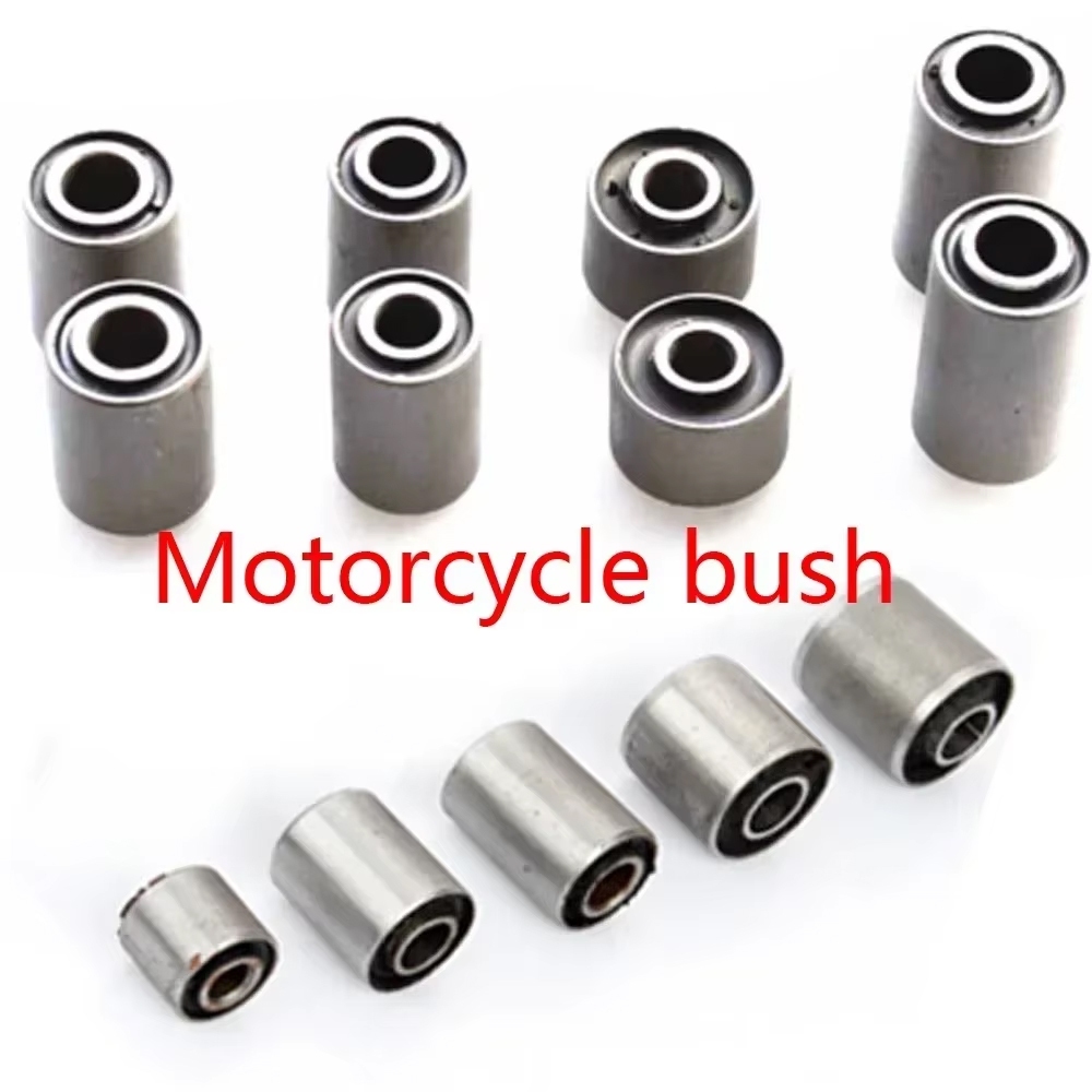 Bushing 2 ชิ้นโช้คอัพสวิงอาร์ม Bush สําหรับรถจักรยานยนต์ Dirt Pit Bike ATV Quad GY6 สกู๊ตเตอร์