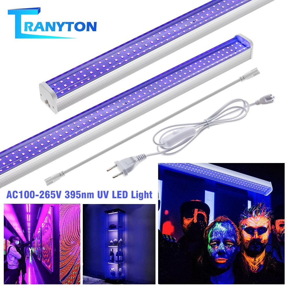 395nm UV LED Light Bar เรืองแสงอัลตราไวโอเลต LED หลอดสีดําสําหรับการตรวจจับเรืองแสงฮาโลวีนบาร์งานปาร์ตี้ Holiday Light