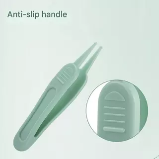 คลิปทําความสะอาดจมูกเด็กแหนบหู Naval ทําความสะอาดเด็กทารกขุด Booger Safety Care หัวกลม Clamp Forceps จมูกเด็กทารก Nostril ทารกแรกเกิด Body Care พลาสติกสําหรับ Ea