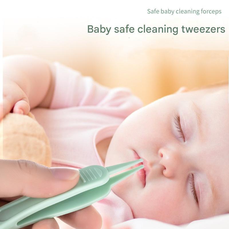 คลิปทําความสะอาดจมูกเด็กแหนบหู Naval ทําความสะอาดเด็กทารกขุด Booger Safety Care หัวกลม Clamp Forceps จมูกเด็กทารก Nostril ทารกแรกเกิด Body Care พลาสติกสําหรับ Ea