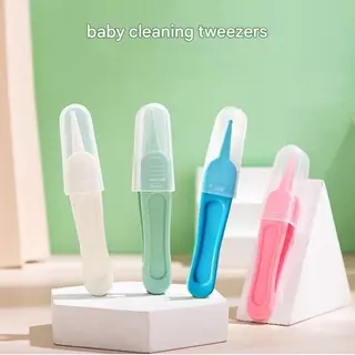 คลิปทําความสะอาดจมูกเด็กแหนบหู Naval ทําความสะอาดเด็กทารกขุด Booger Safety Care หัวกลม Clamp Forceps จมูกเด็กทารก Nostril ทารกแรกเกิด Body Care พลาสติกสําหรับ Ea