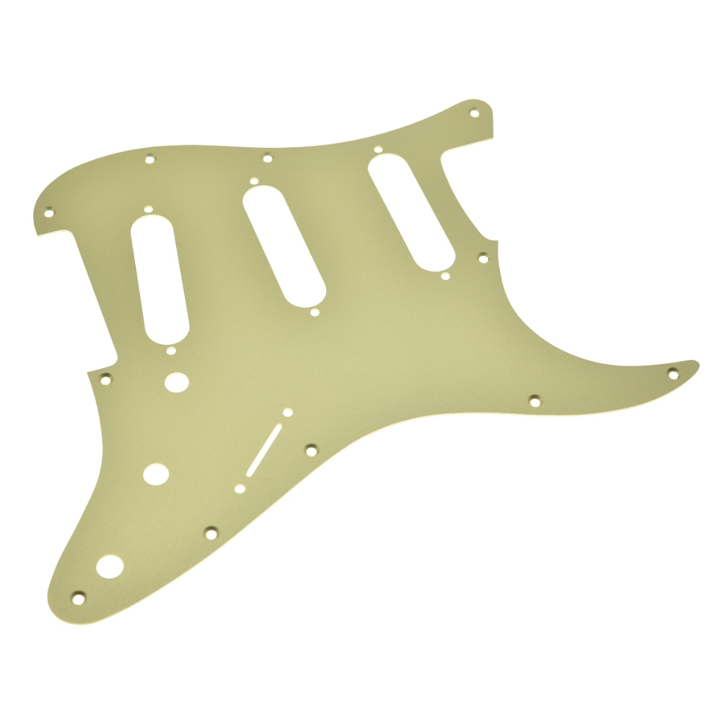 KAISH Matte Aluminium ST/Strat Style SSS Pickguard Metal Anodized ST Pick Guard Scratch Plate for Am