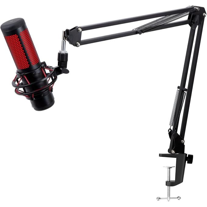 แขนไมค์สําหรับ QuadCast S - Boom Arm สําหรับ HyperX QuadCast 2 QuadCast SoloCast, Blue Yeti, Fifine 