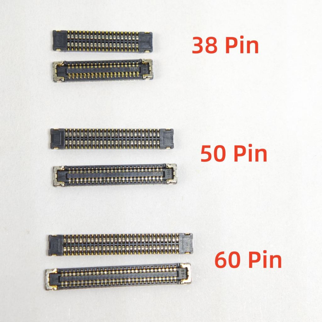 2-10 ชิ้น FPC Connector สําหรับ Infinix Tecno จอแสดงผล LCD บน Flex สายบนเมนบอร์ดเมนบอร์ด 38Pin 50Pin 60Pin