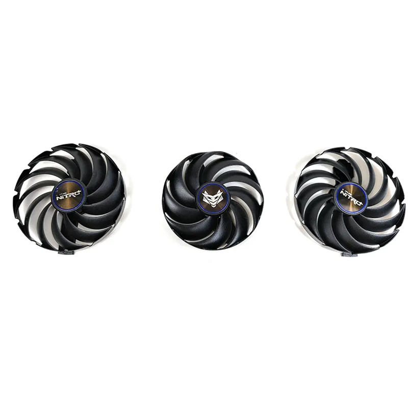 87 มม.95 มม.พัดลม GPU สําหรับ Sapphire NITRO + AMD Radeon RX 6700 6800 6900 XT กราฟิกการ์ด Cooling