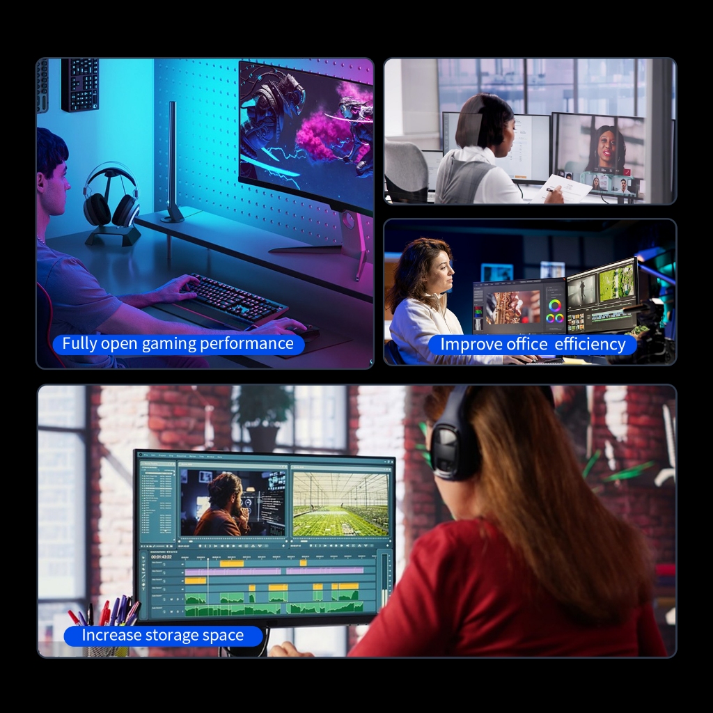 Ediloca EN705 NVMe PCIe Gen4x4 M.2 2280 SSD Read 5000MB/s Write 4500MB/s สำหรับ Laptop/PC/PS5 1TB 2TB 4TB - รูปที่ 7