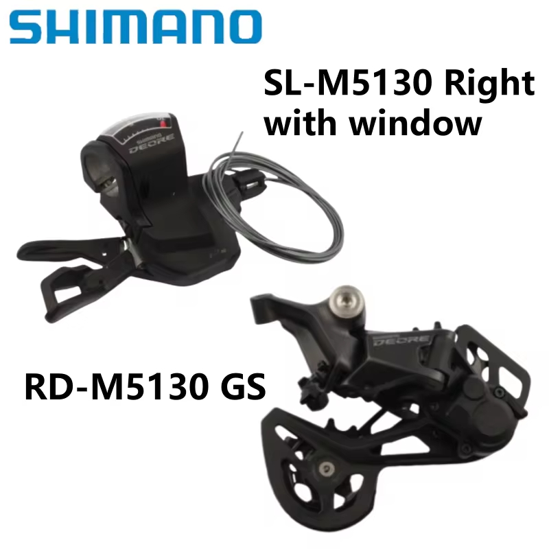 SHIMANO DEORE ขวา SL-M5130 RD-M5130 10Speed จักรยานเสือภูเขาเกียร์ Shifter Lever ด้านหลัง Derailleur