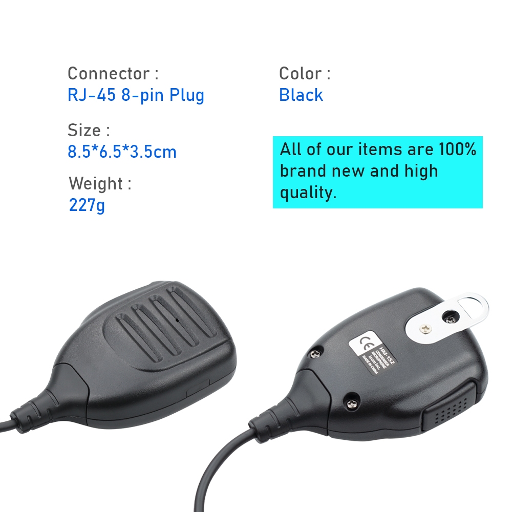 HM-18HM-152 ไมโครโฟนสําหรับ ICOM IC F121/S,IC F221/S IC F520 IC-F521 A110 F221 F5011 F6011 F6021 F6121 F6061 F2721 วิทยุมือถือลําโพง