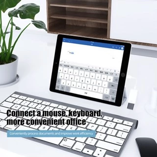 สายแปลงOTG 3in1อะแดปเตอร์ Type-C/iosไปยังสายเคเบิลอะแดปเตอร์ USB สำหรับแป้นพิมพ์ดิสก์ USB และพอร์ตชาร์จเมาส์