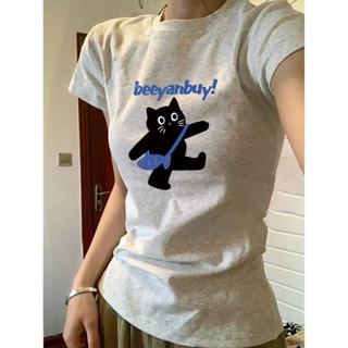 LindaBaby 100% Cotton T-shirt เสื้อยืดผู้หญิ เสื้อ baby tee …