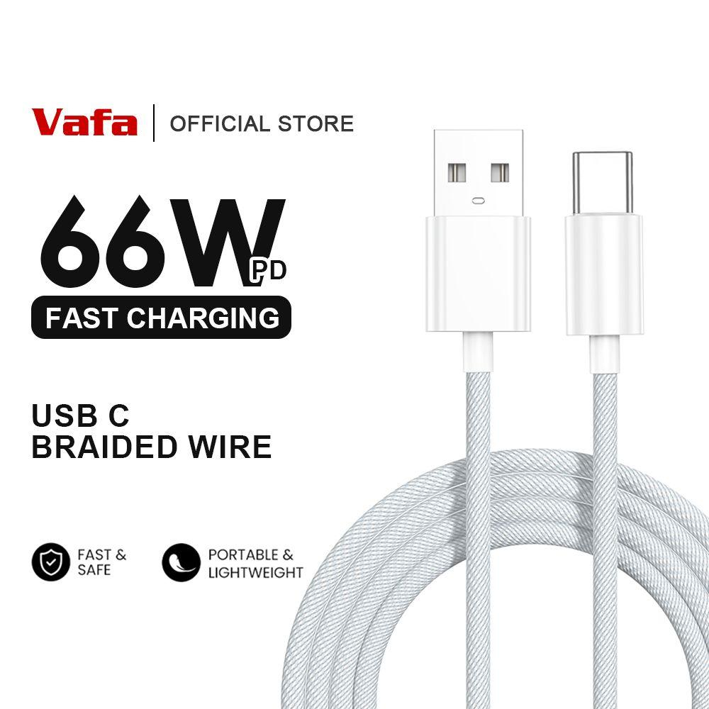 สายชาร์จ USB 66W Fast 1m 2m USB to C Type, สําหรับ Smsung Redm OPP viv, iinx Hon