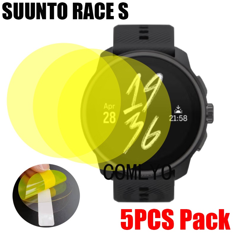 สําหรับ Suunto Race S / Race / แนวตั้ง 2 / RUN สมาร์ทนาฬิกาป้องกันหน้าจอ Ultra Thin Cover HD TPU ฟิล