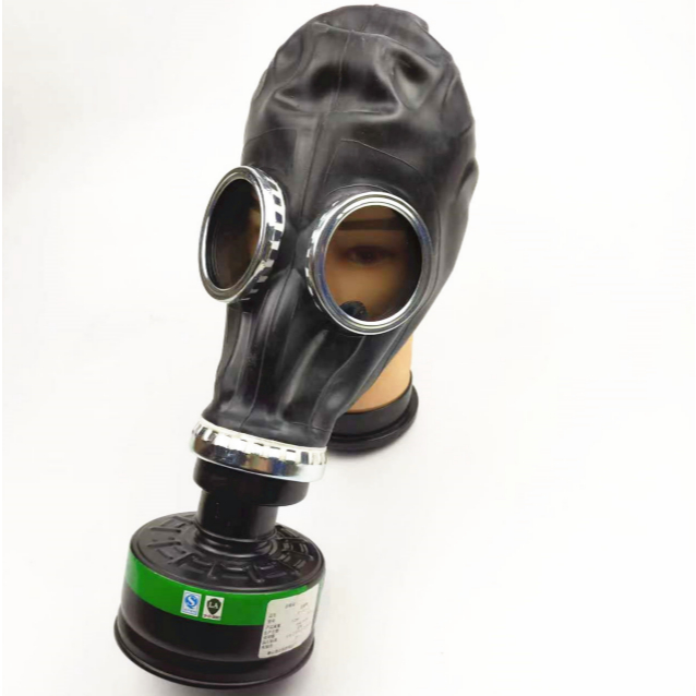 ยาง Grimace หน้ากากป้องกันแก๊สพิษสีสเปรย์เคมีป้องกันฝุ่น Fire Gas Mask หน้ากากป้องกันแก๊สพิษ Full Mask