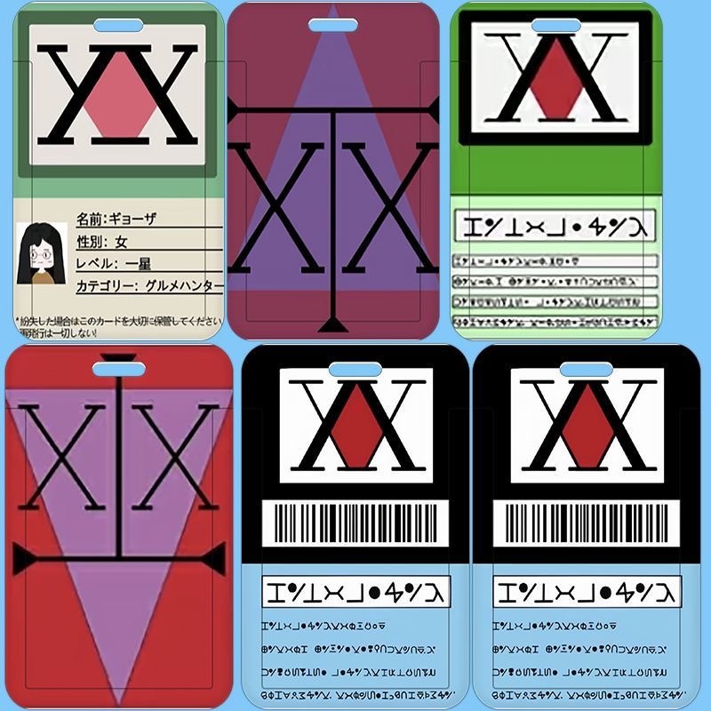 HUNTERHUNTER Killua Zoldyck Custom Student ID/Work ID Card Holder Metro Bus Bank Card Cover