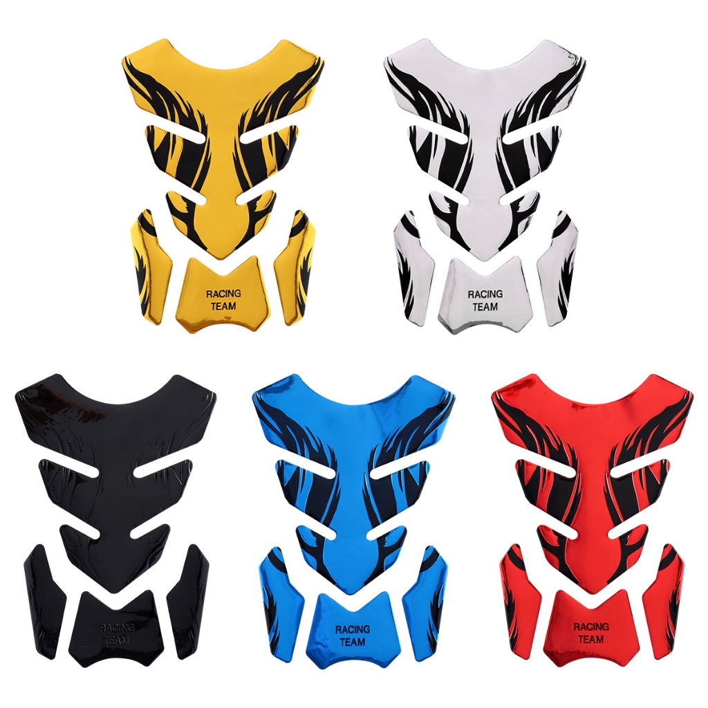 ตัวป้องกันถังน้ํามันเชื้อเพลิงสําหรับ ยามาฮ่า & ฮอนด้า ถัง เบาะ สติกเกอร์แก๊สฝาครอบป้องกันฟิล์มถังป้องกันอุปกรณ์มอเตอร์ไซค์