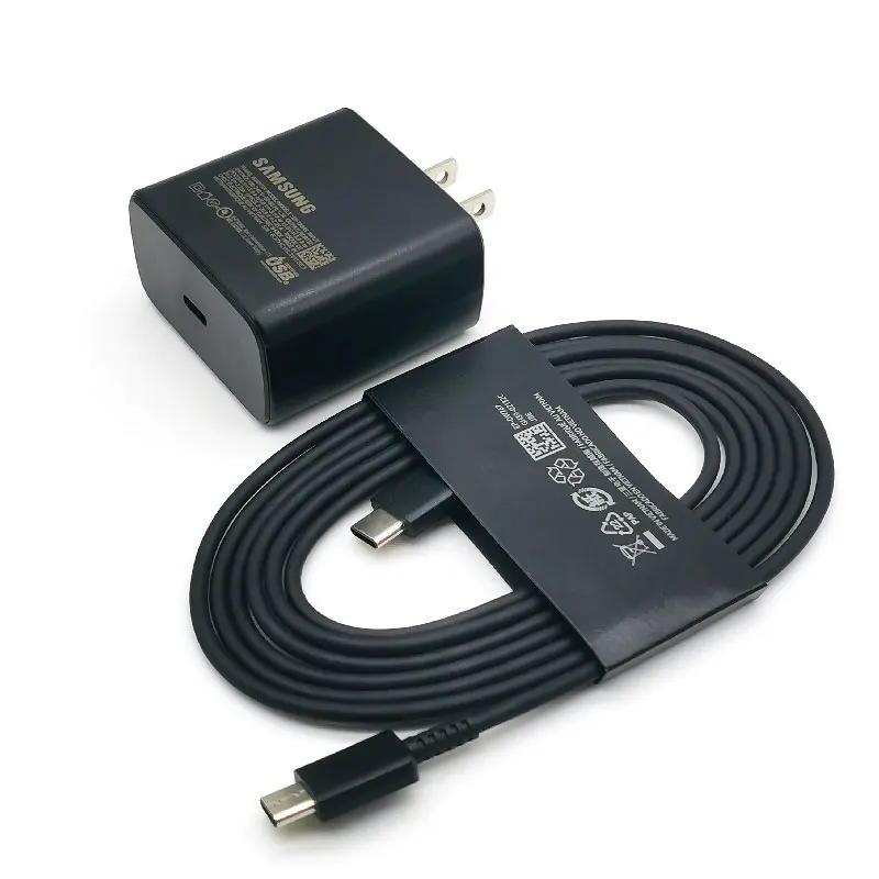 SAMSUNG สําหรับSamsung 45W US PD Charger Super Fast Chargeอะแดปเตอร์สําหรับGalaxy S24 S23 S22 S25 S2