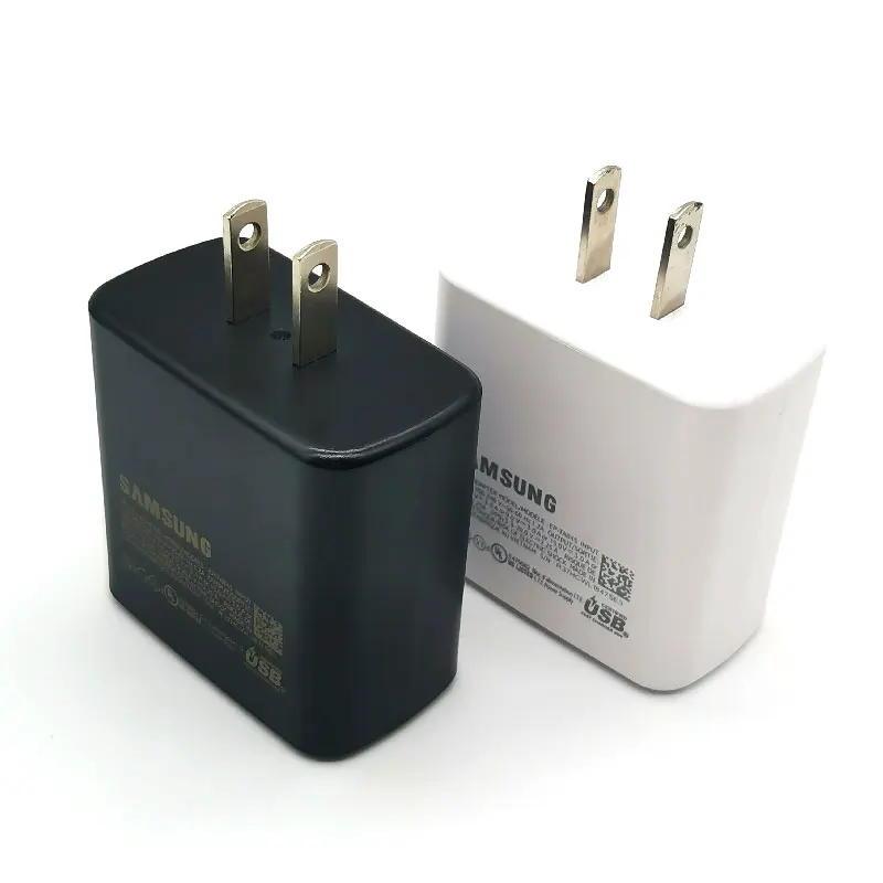 SAMSUNG สําหรับSamsung 45W US PD Charger Super Fast Chargeอะแดปเตอร์สําหรับGalaxy S24 S23 S22 S25 S2