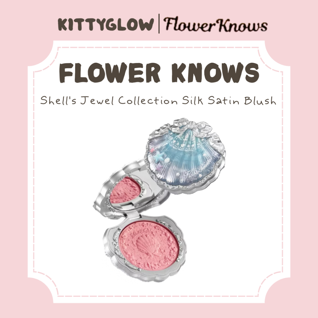 FLOWER KNOWS Shells Jewel Collection Silk Satin Blush