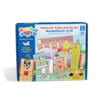 [อายุ 3+] นัมเบอร์บล็อก กิจกรรม 21-30 (Numberblocks : 21 - 30 Activity Set) [Hand2Mind]