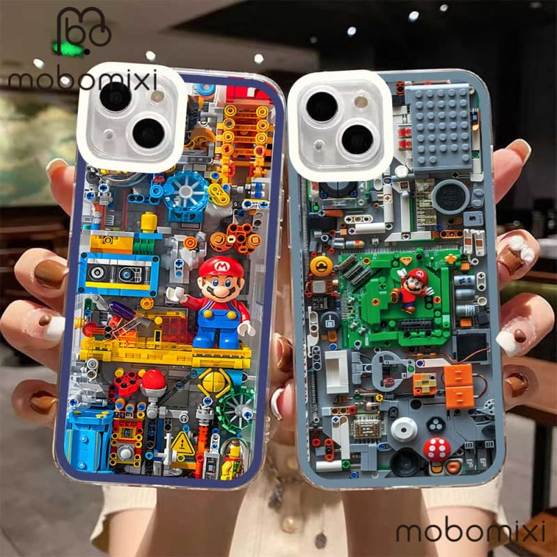 เคสสําหรับ Redmi A5 A3 Redmi Note 14 5G Lego Mario เคสโทรศัพท์มือถือ TPU ป้องกันการตกเหมาะสําหรับ